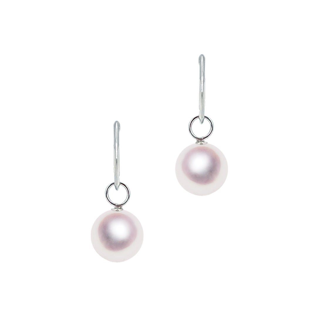 K14WG 8.5mm アコヤ真珠 デザインイヤリング 宇和島 真珠 ジュエリー・アクセサリー Tensei Pearl 天成真珠(あこや パール 本真珠 フォーマル カジュアル 誕生日 結婚式 七五三 成人祝い 就職祝い 成人式 卒業式 入学式 入園式 卒園式 母の日 ギフト プレゼント)｜宇和島 天成真珠
