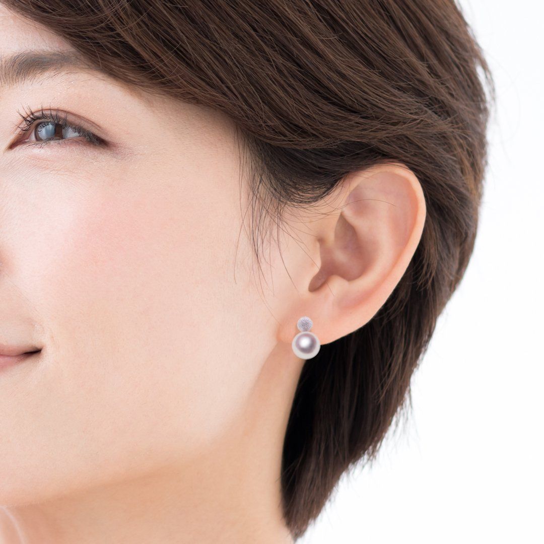 K14wg 7 0 アコヤ真珠 デザインピアス 宇和島 真珠 ジュエリー アクセサリー Tensei Pearl 天成真珠 パール フォーマル ブラックフォーマル 誕生日 結婚式 冠婚葬祭 七五三 成人祝い 定番 就職祝い 成人式 卒業式 入学式 入園地式 卒園式 母の日 ギフト 送料無料