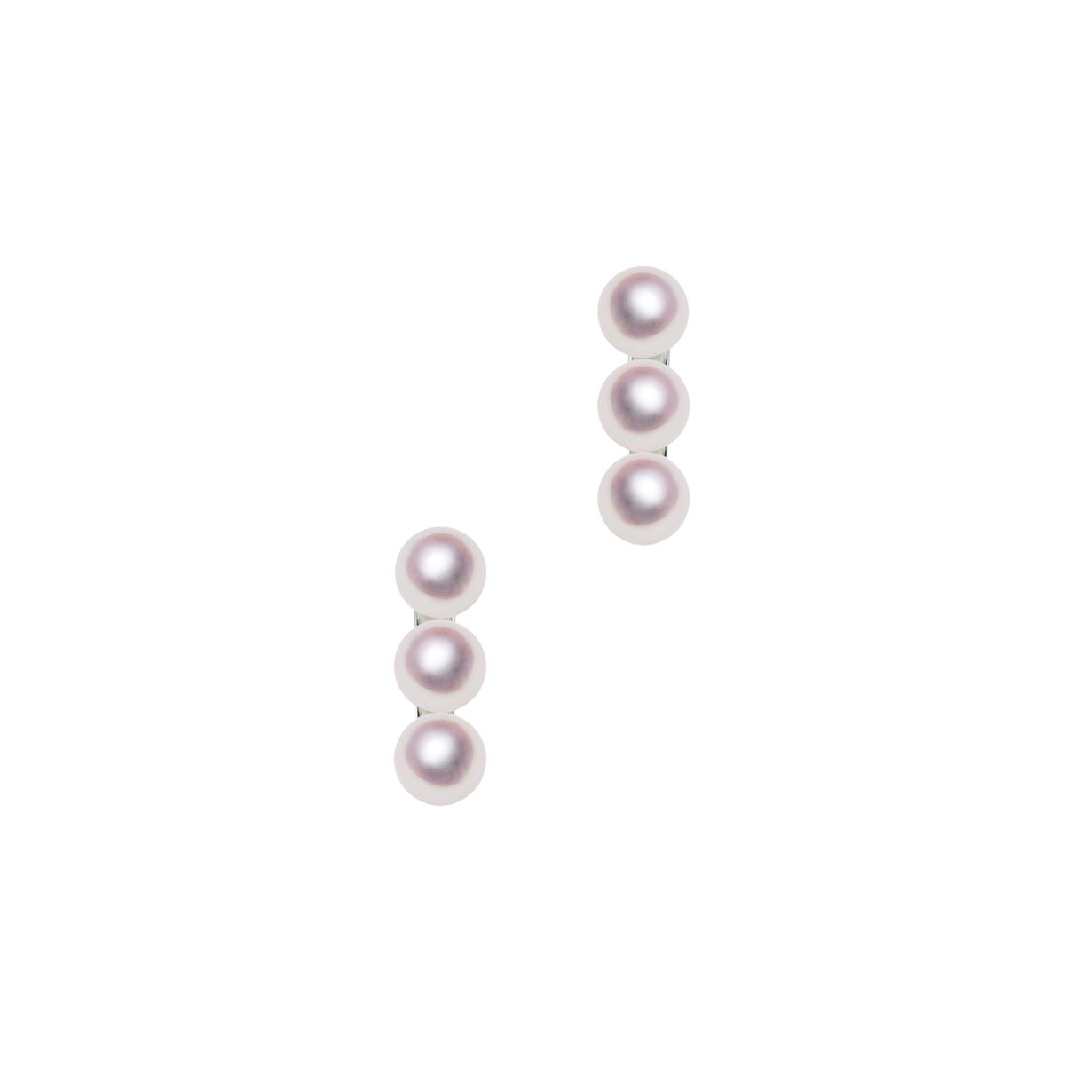 K14WG 3.5mm アコヤ真珠 デザインピアス 宇和島 真珠 ジュエリー・アクセサリー・Tensei Pearl 天成真珠(あこや パール 本真珠 フォーマル カジュアル 誕生日 結婚式 七五三 成人祝い 就職祝い 成人式 卒業式 入学式 入園式 卒園式 母の日 ギフト プレゼント)｜宇和島 天成真珠