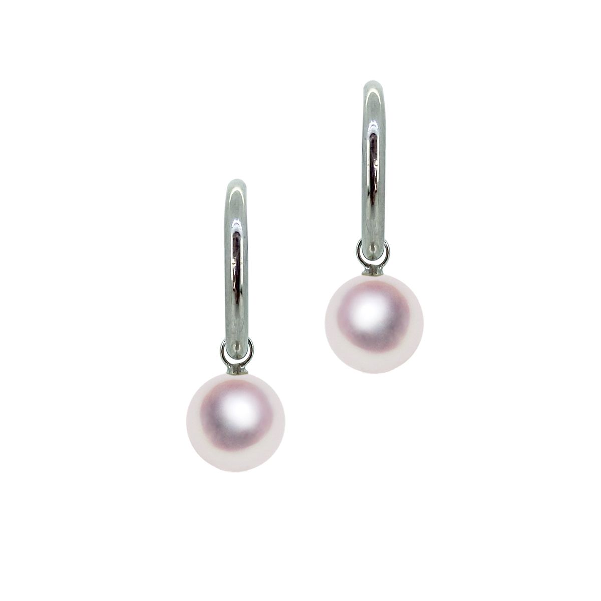 K14WG 8.5mm アコヤ真珠 デザインイヤリング 宇和島 真珠 ジュエリー・アクセサリー Tensei Pearl 天成真珠(あこや パール 本真珠 フォーマル カジュアル 誕生日 結婚式 七五三 成人祝い 就職祝い 成人式 卒業式 入学式 入園式 卒園式 母の日 ギフト プレゼント)|宇和島 天成真珠