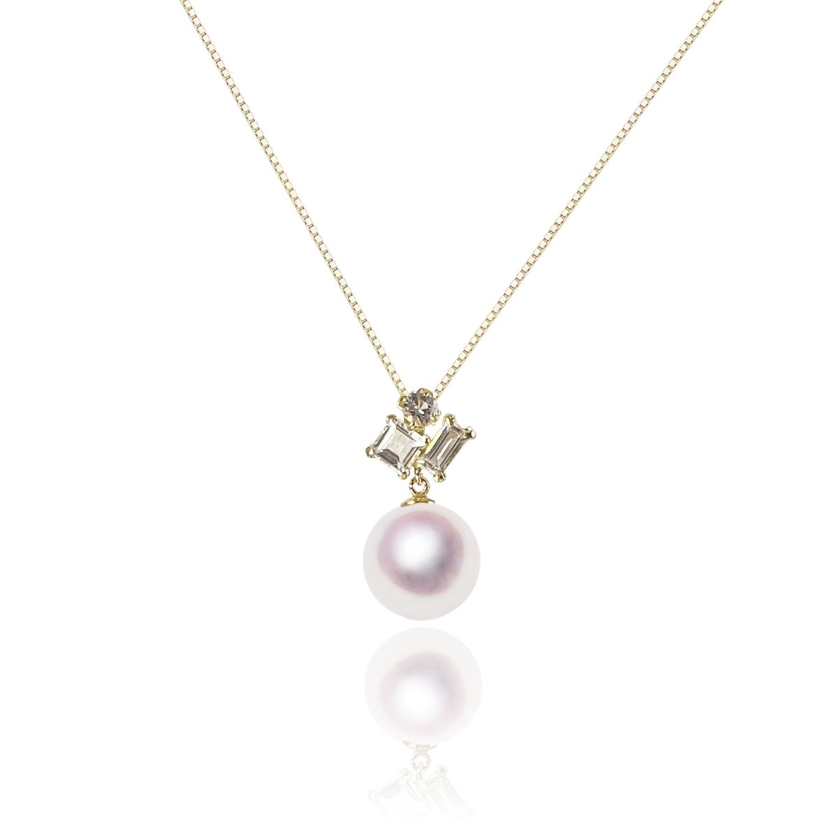 K18 8.0mm アコヤ真珠 ペンダント 宇和島 真珠 ジュエリー・アクセサリー Tensei Pearl 天成真珠(あこや パール 本真珠 フォーマル カジュアル 誕生日 結婚式 七五三 成人祝い 就職祝い 成人式 卒業式 入学式 入園式 卒園式 母の日 ギフト プレゼント)|宇和島 天成真珠