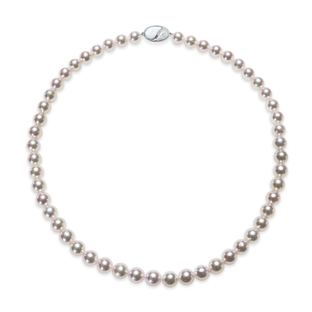7.5～8.0mm アコヤ真珠 ネックレス テリ：B 巻き：B キズ：C 宇和島 真珠 ジュエリー・アクセサリー Tensei Pearl 天成真珠(あこや パール 本真珠 フォーマル 誕生日 結婚式 七五三 成人祝い 就職祝い 成人式 卒業式 入学式 入園式 卒園式 母の日 ギフト プレゼント)｜宇和島 天成真珠
