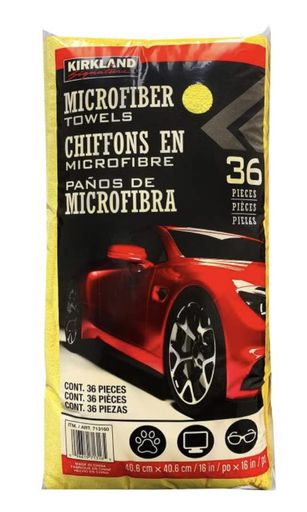 Kirklandカークランドマイクロファイバータオル(40cmx40cm)36枚入イエロー