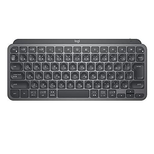 ロジクール MX KEYS mini KX700GR ミニマリスト ワイヤレス イルミネイテッド キーボード グラファイト 充電式 bluetooth Logi Bolt Unifying非対応 USB-C-A 日本語配列 windows mac｜天祥堂　店