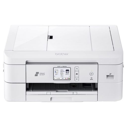 茶飲み友だち印刷人CUTFIT(撥ねのける相応う)A4インクジェット練りあわせる機DCP-J1800N(Wi-Fi/自動小銃両面/自動小銃撥ねのける/スマホ相応う)