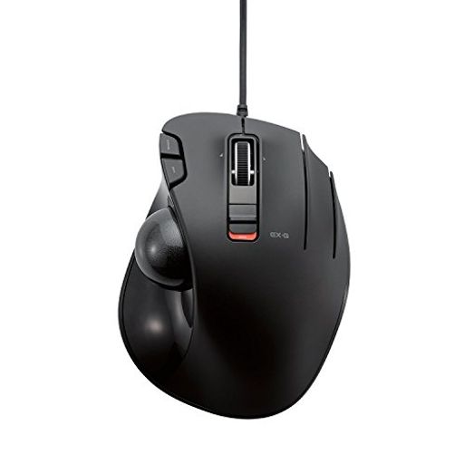 エレコムUSBマウス有線トラックボール6ボタンブラックM-XT3URBK