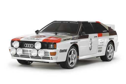 タミヤ1/10電動RCカーシリーズNO.667アウディクワトロラリーA2(TT-02シャーシ)58667