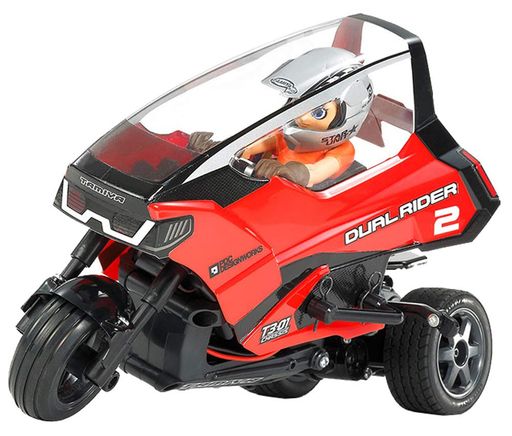 タミヤ 1/8 電動RCカー スターユニットトリプルボーイシリーズ NO.07 デュアルライダー 組立キット (T3-01シャーシ) オンロード 57407｜天祥堂　店