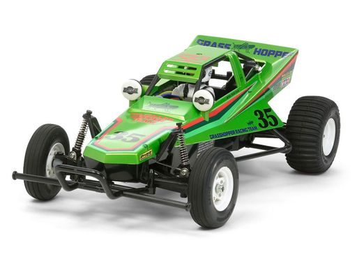 タミヤ(TAMIYA) RC特別企画商品 1/10 電動RCカー グラスホッパー (2005) キャンディグリーンエディション オフロード 47348｜天祥堂　店