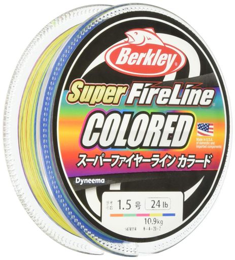 Berkley(バークレー)スーパーファイヤーライン1.5号/24lb300m10m毎カラードPEライン/スーパーライン
