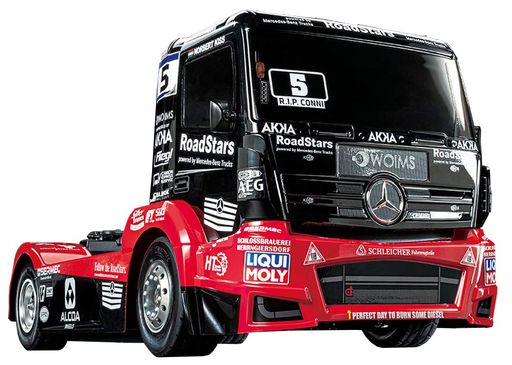 タミヤ 1/14 電動RCカーシリーズ NO.683 メルセデス・ベンツ アクトロス MP4 MB モータースポーツ (TT-01シャーシ TYPE-E) 58683｜天祥堂　店