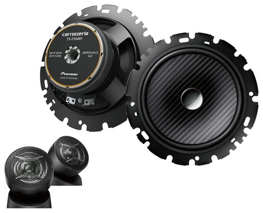 PIONEER パイオニア スピーカー TS-F1640S-2 16CM カスタムフィットスピーカー セパレート2ウェイ ハイレゾ対応 カロッツェリア