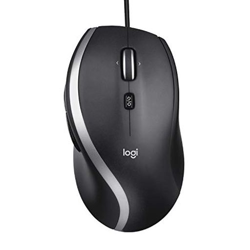 LOGICOOL(ロジクール) 有線 マウス M500S 高速スクロールホイール 7ボタン USB ブラック 有線マウス 4000DPI M500 WINDOWS MAC CHROME｜天祥堂　店