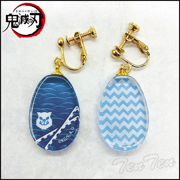 鬼滅の刃　FanFun MARKET　受注生産　善逸　イヤリング 受注終了】鬼滅の刃 我妻善逸 ピアス/イヤリング