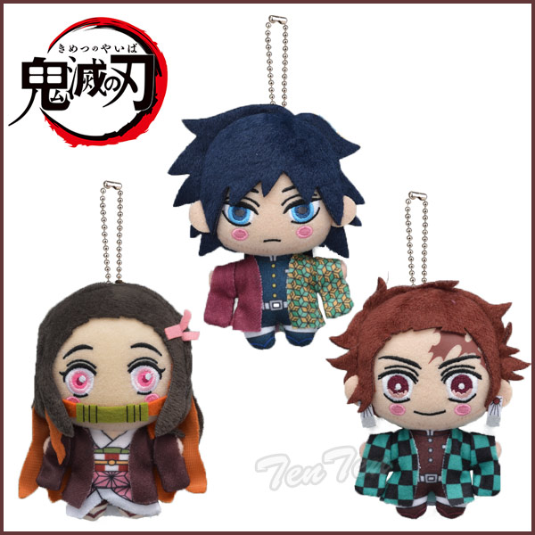 楽天市場】にとたん 鬼滅の刃 ボールチェーン付ぬいぐるみ 竈門炭治郎