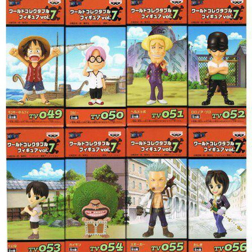 ワンピース ワールドコレクタブルフィギュア BURST 6種類セット BANPRESTO ワンピース ワールドコレクタブルフィギュア BURST 全