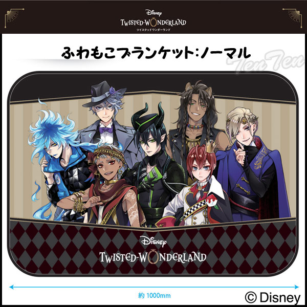 ウォルトディズニー ツイステッドワンダーランド ふわもこブランケット 連合 尋常 性分 ツイステ グッズ ひざ掛け 時を移さず納品 即納品のみ同 束可 Hotjobsafrica Org