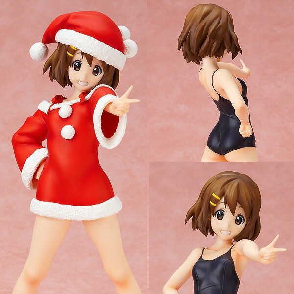 けいおん フィギュア 平沢 唯 サンタ / スクール水着 K-ON 【即納品