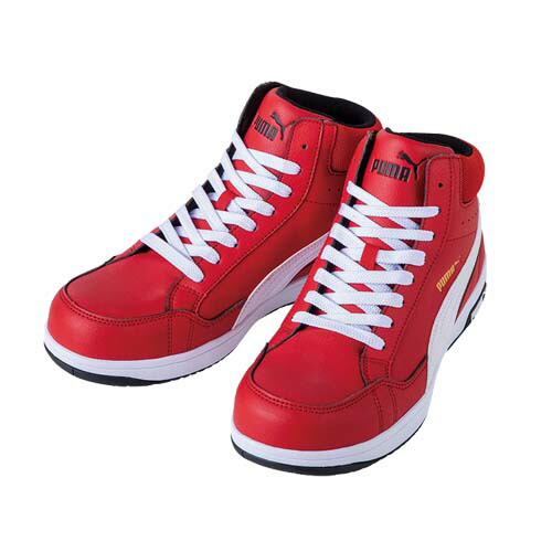 安全靴 プーマ PUMA HERITAGE AIRTWIST 2.0 MID PU MODEL 紐 63.209.0 25.0～28.0cm レッド 樹脂先芯｜テンテンの森