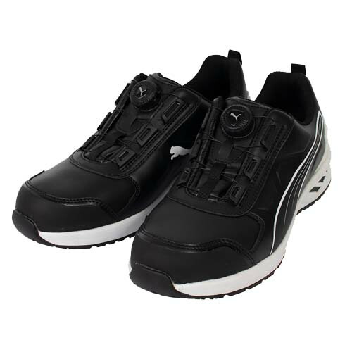 安全靴 プーマ PUMA RIDER 2.0 ブラック DISK LOW 64.247.0 25.0~28.0cm ファイバー先芯 ダイヤル