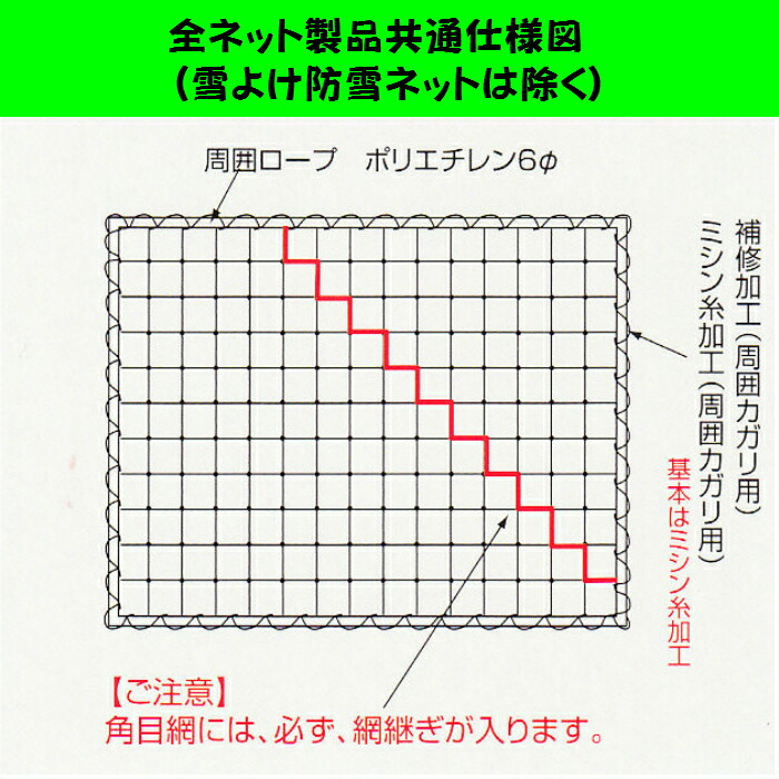 ゴルフ用防球ネット 強力タイプ 幅１８ｍ１ｃｍ〜１９ｍまで×高さ