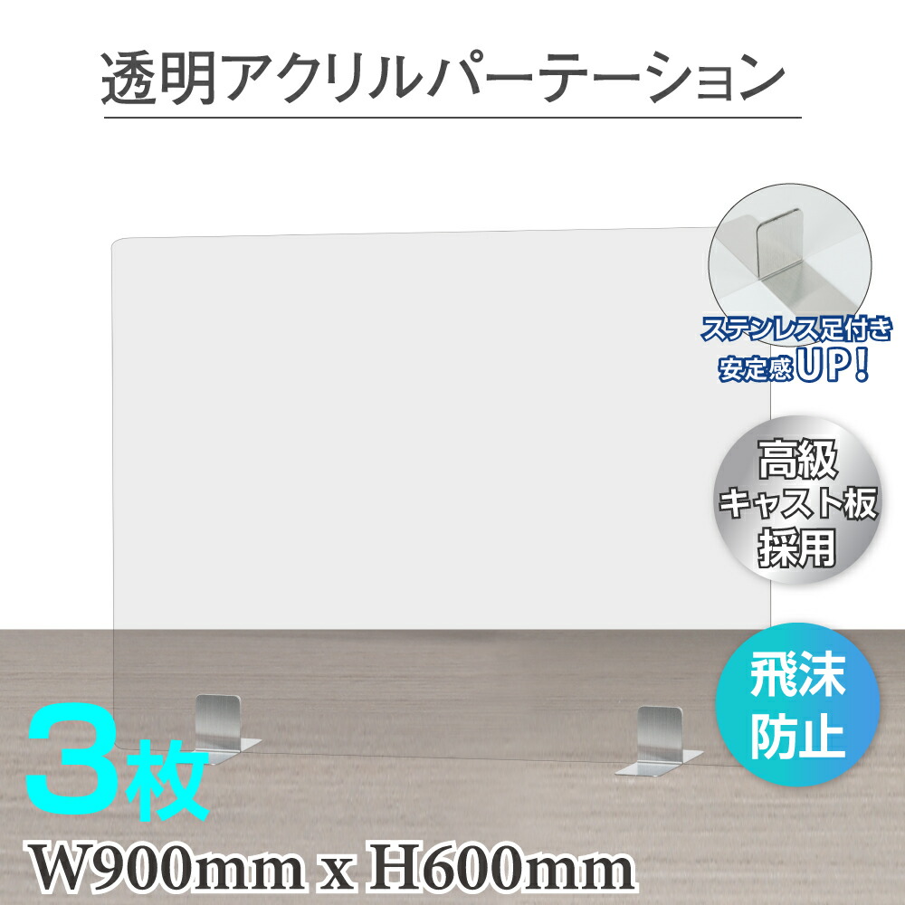 【楽天市場】【仕様改良】ステンレス足付き 透明アクリル