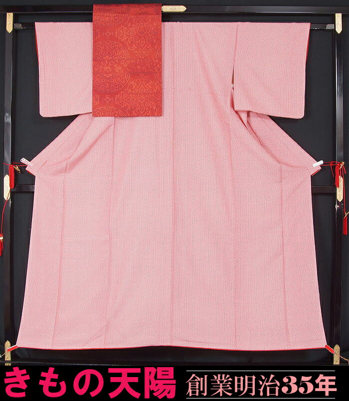 着物 安い割引 名古屋帯 プチサイズ 小紋と名古屋帯の２点セット 未使用品 着物セット 着物 送料無料 など 踊り お茶 お稽古用着物 練習用着物 普段着物 仕立て上がり カジュアル 正絹 小紋 正絹 小紋着物 コモン リサイクル小紋 中古着物 リサイクル着物 中古 小紋