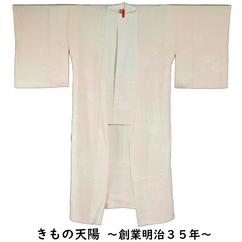 楽天市場】長襦袢 鱗模様 白・浅緑色系 単衣仕立てで袖は無双（袷） S