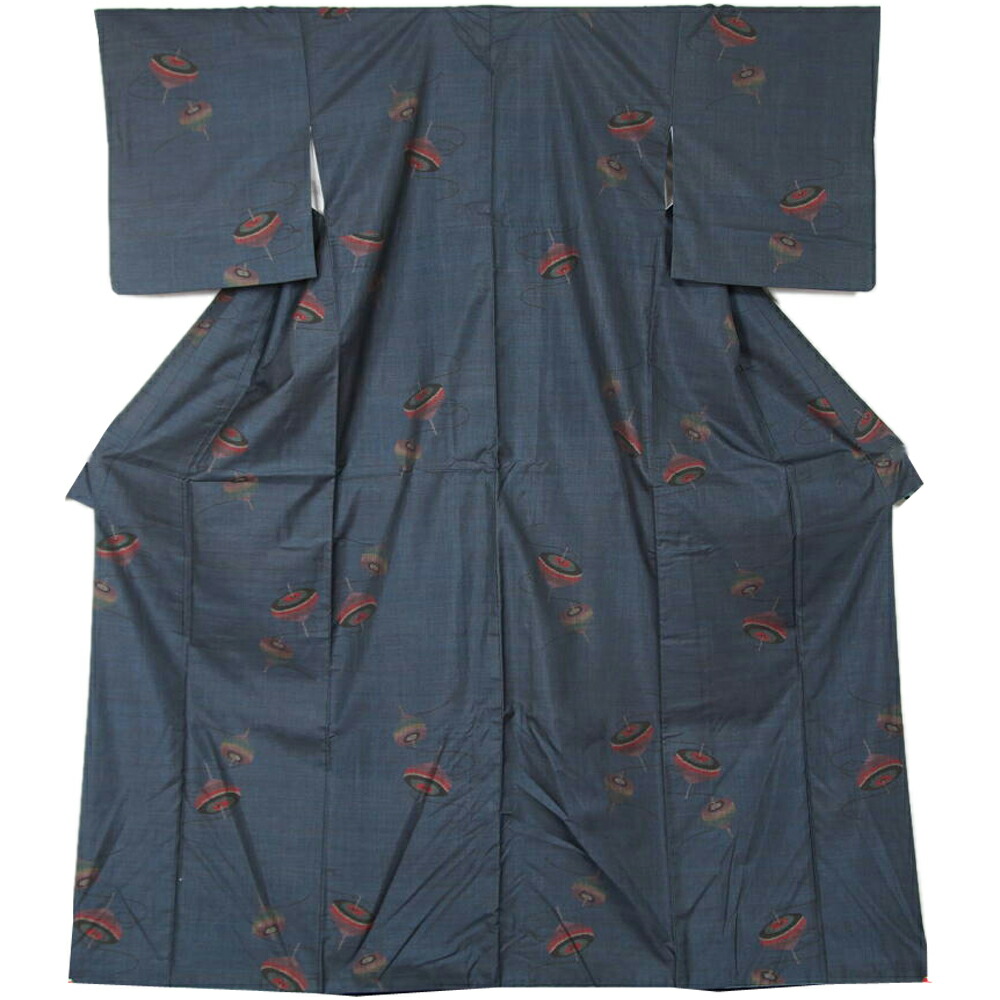 楽天市場】正絹 天然泥藍 本藍染 訪問着 [ 2101-3524 ] 未仕立て フル