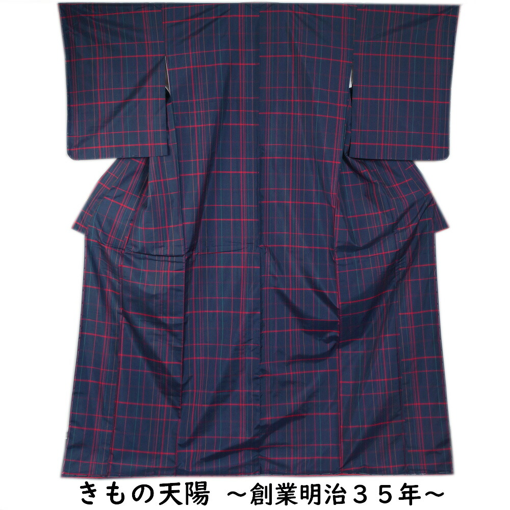 訳あり特価品　紬×幾何学模様　ユニセックスブルゾン　着物リメイクジャンパー　古銭 訳あり特価品 紬×幾何学模様 ユニセックスブルゾン 着物リメイク