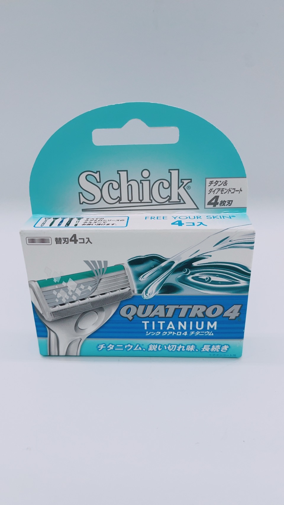 2021年新作 シック Schick クアトロ4 4枚刃 チタニウム 替刃 4コ入 qdtek.vn