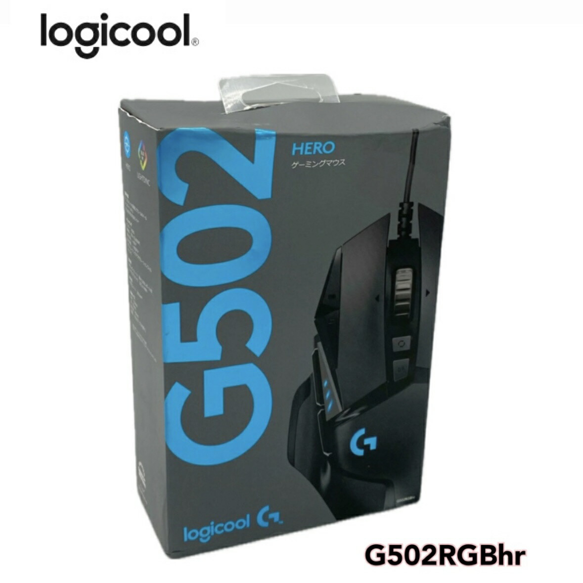 ● Logicool G ロジクール G ゲーミングマウス 有線 G502 HERO 25Kセンサー 11個プログラムボタン LIGHTSYNC RGB FPS/MMO/RPG G502RGBhr 【 ファイナルファンタジーXIV 推奨周辺機器 】画像