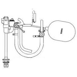 【楽天市場】 《アウトレット品！》TOTO TS406AZ1N 立形ロータンク用ボールタップ トートー：家電 アラモード