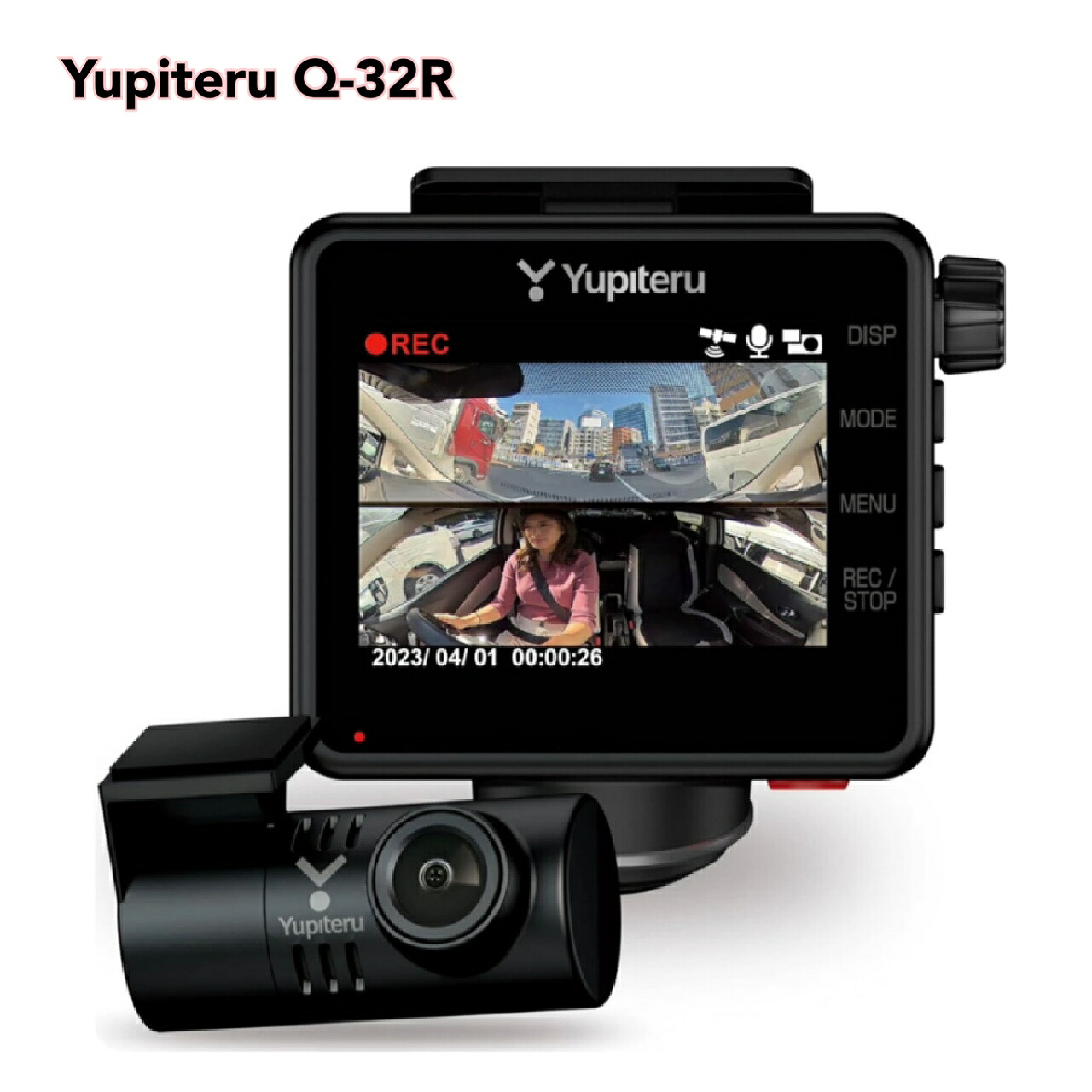 未開封　YUPITERU　ドライブレコーダー　マルミエ　ZQ-32R　未使用品 楽天市場】【取寄商品】YupiteruユピテルQ-32R全周囲360°＆リアカメラ
