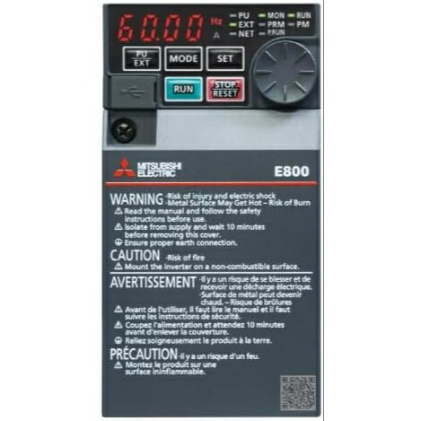 楽天市場】【未使用】三菱電機 FR-E520S-0.2K インバータ FREQROL-E500