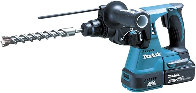 ● makita 充電式ハンマドリル HR244DRGX 18V 24mm/ハツリ可 SDS+ バッテリ・充電器付 マキタ
