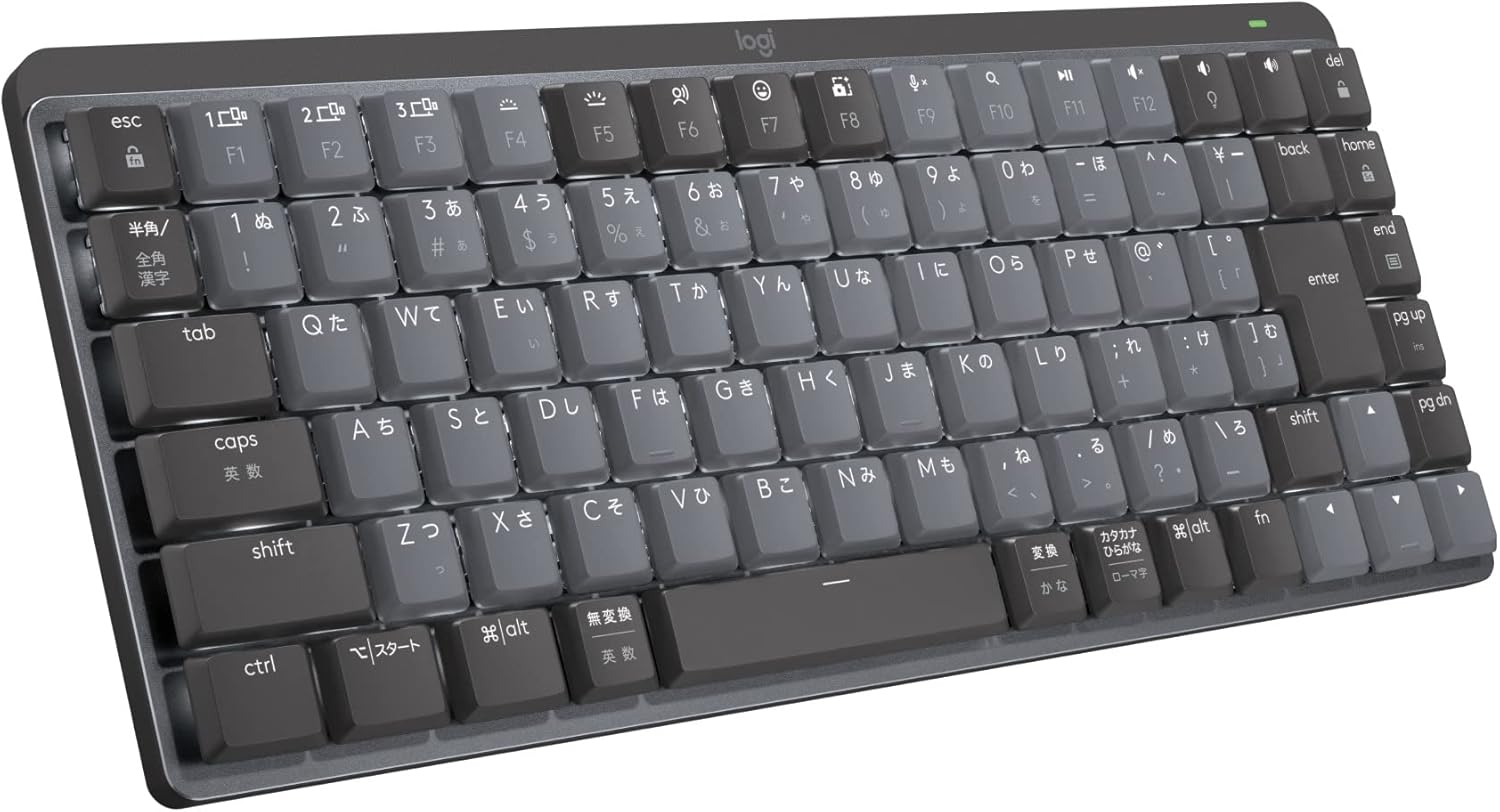 ● logicool ミニマリスト ワイヤレス メカニカル パフォーマンス キーボード KX850CC 青軸 クリッキー テンキーレス 静かな打鍵感 Logi Bolt bluetooth Unifying非対応 薄型 無線 グラファイト ロジクール 13,666円