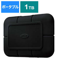 ● LACIE ポータブルSSD STHZ1000800 1TB Rugged SSD Pro Thunderbolt 3 USB type C ラシー