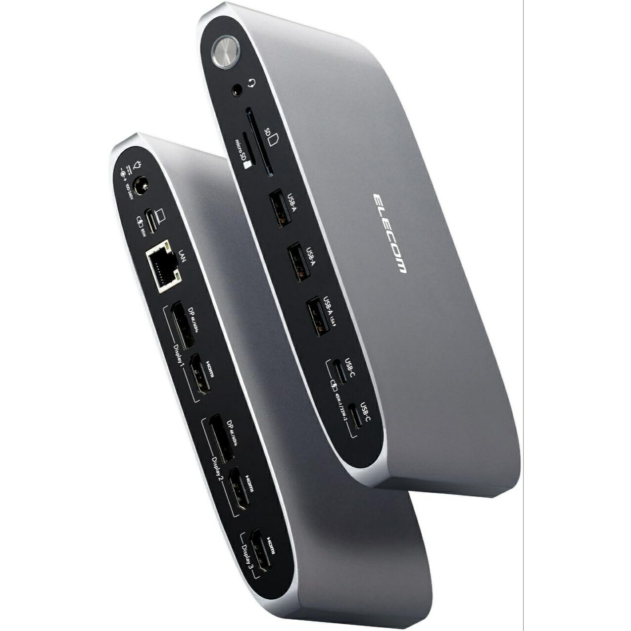 楽天市場】エレコム ドッキングステーション Thunderbolt4対応 14in1