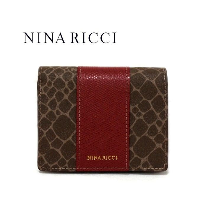 楽天市場】NINA RICCI ニナリッチ 財布 二つ折り がま口 レディース 