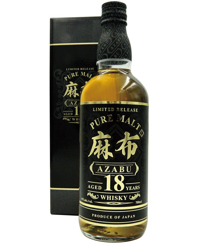 通販 ウイスキー 麻布 ピュアモルトウイスキー 700ml whisky 国産