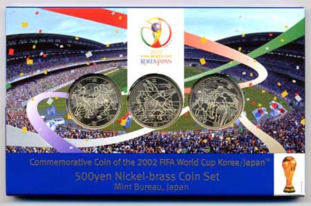 楽天市場】【記念硬貨】2002年 日韓 サッカーワールドカップ 記念500円