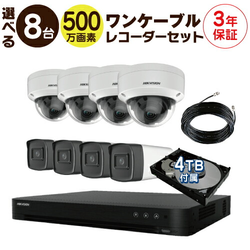 楽天市場】【 500万画素 ワンケーブル カメラ増設セット 】 2台