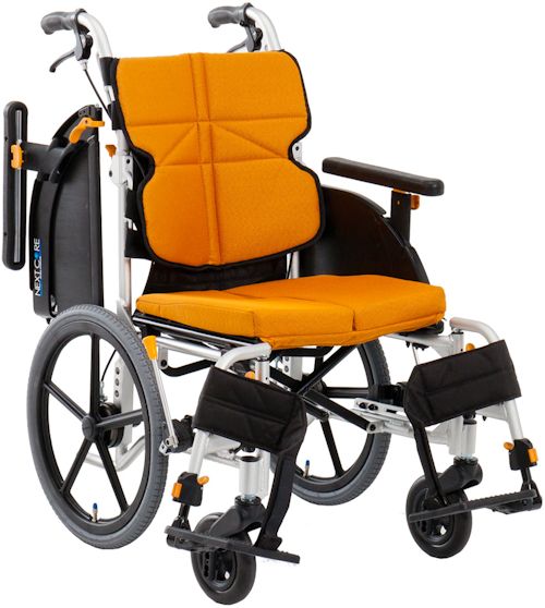 松永製作所 ノーパンクタイヤ仕様 後払い手数料無料 車椅子 値段が激安 介助式 軽量 スリム 法人様送料無料 アジャスト CORE NEXT-61B ネクストコア NEXT