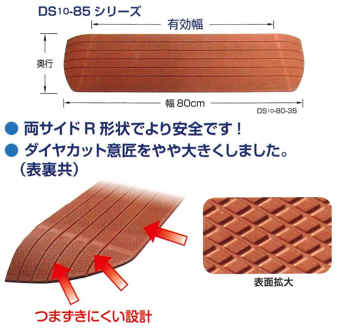 楽天市場 シンエイテクノ ダイヤスロープ10 Ds10 80 15 室内用 勾配10度 幅80cm 段差1 5cm用 てらすけ