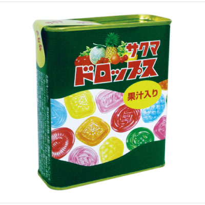 楽天市場 サクマ製菓 サクマ缶 ドロップス 80グラム S15缶 10 世代を超えて愛されるロングセラー商品 なつかしの味 飴 まるやすマート楽天市場店