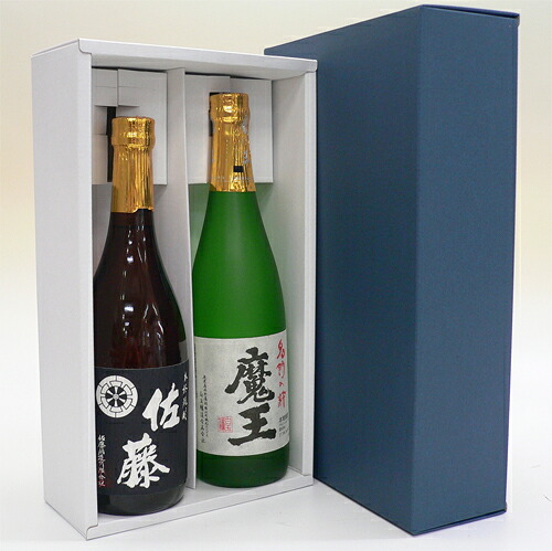 母の日ギフト2026 誕生日プレゼント 超プレミアム焼酎ギフトセット 名門の粋 魔王 720ml 黒麹仕込 佐藤 720ml 芋焼酎2本 ギフトセット【ギフトＢＯＸ入り】 内祝い お祝い お返し お供え 送料無料