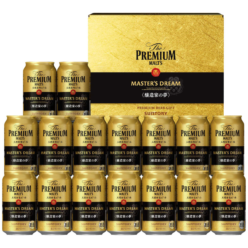 楽天市場 ギフト 内祝い お返し お祝い サントリー ザ プレミアムモルツ Bmc5p 夢 マスターズドリームセット 夢セット ｂｍｃ５ｐ 16本セット 誕生日プレゼント 出産内祝い お供え あす楽対応 酒食処 寺津屋