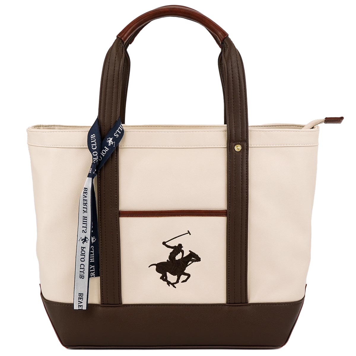 BEVERLY HILLS POLO CLUB トートバッグ ブラック BH1008N BEVERLY HILLS POLO CLUB ビバリーヒルズポロクラブ TOTE BAG