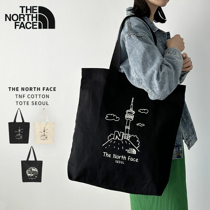 THE NORTH FACE★TNF COTTON TOTE SEOUL - NN2PQ24 NEW THE NORTH FACE COTTON TOTE SEOUL NN2PQ24D CREAM UNISEX